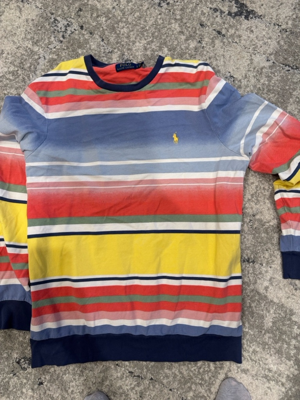 Ralph Lauren Multicolor Striped Crewneck Sweatshirt